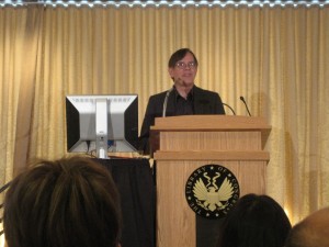speaking at the Library of Congress